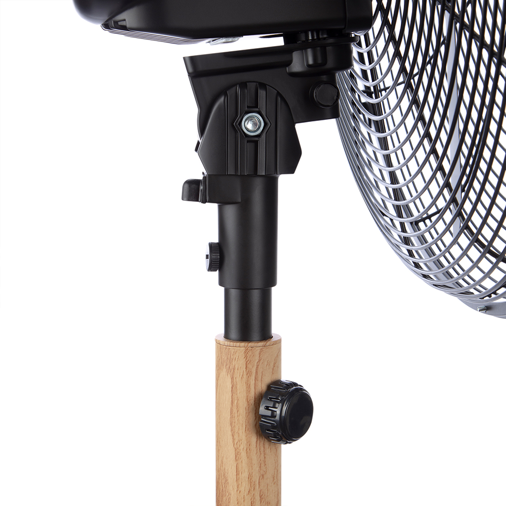 VENTILADOR DE PEDESTAL 16 PULGADAS KZF-1616 METAL MADERA. - 5
