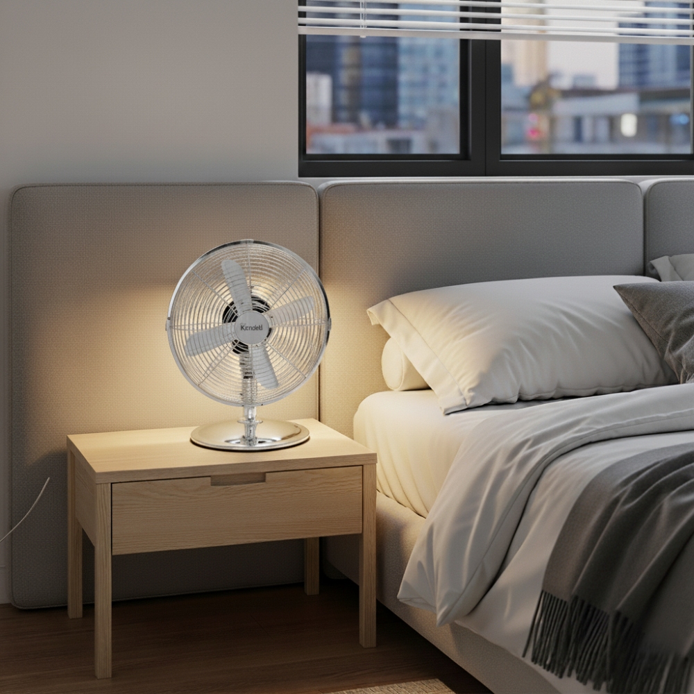 VENTILADOR SOBREMESA 12 PULGADAS ZF1214D-II METÁLICO - 2