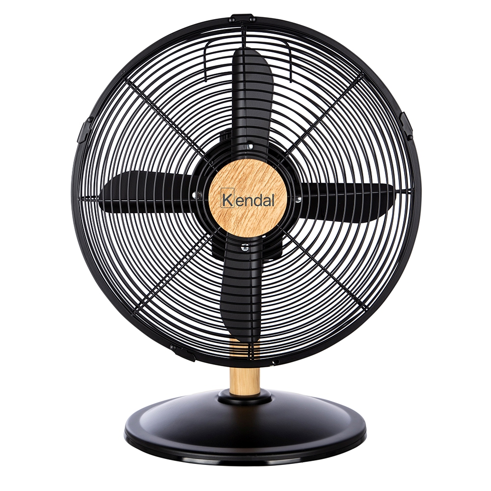 VENTILADOR SOBREMESA 12 PULGADAS KZF-1214D METAL MADERA - 2