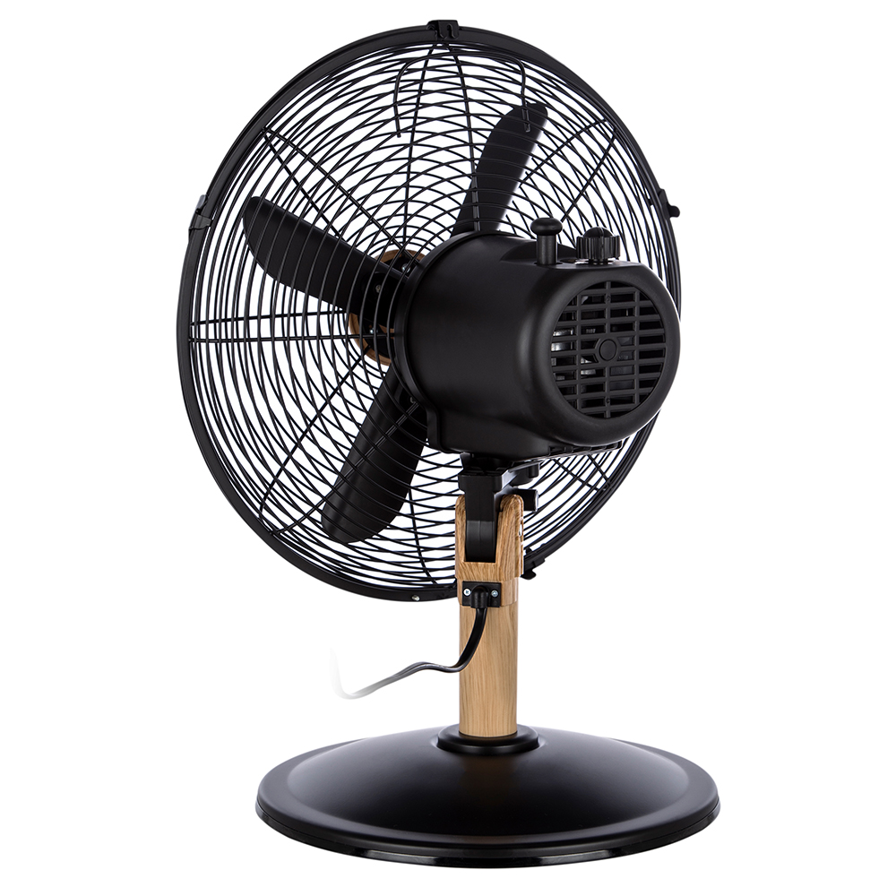 VENTILADOR SOBREMESA 12 PULGADAS KZF-1214D METAL MADERA - 3