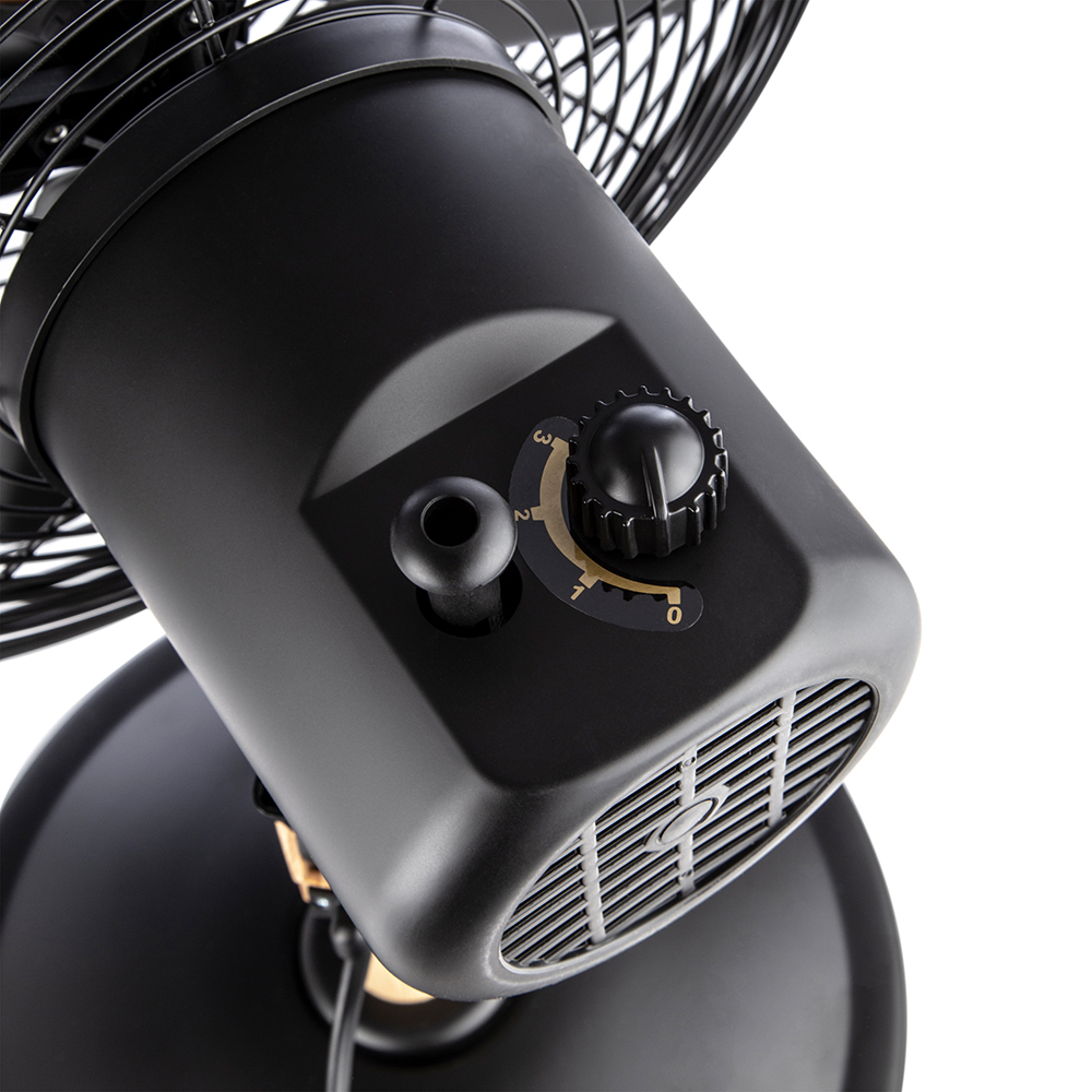 VENTILADOR SOBREMESA 12 PULGADAS KZF-1214D METAL MADERA - 4