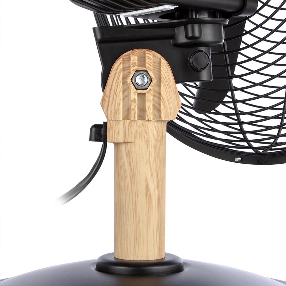 VENTILADOR SOBREMESA 12 PULGADAS KZF-1214D METAL MADERA - 5
