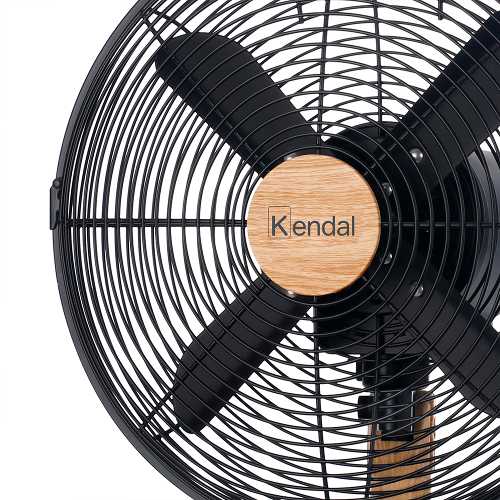 VENTILADOR SOBREMESA 12 PULGADAS KZF-1214D METAL MADERA - 6