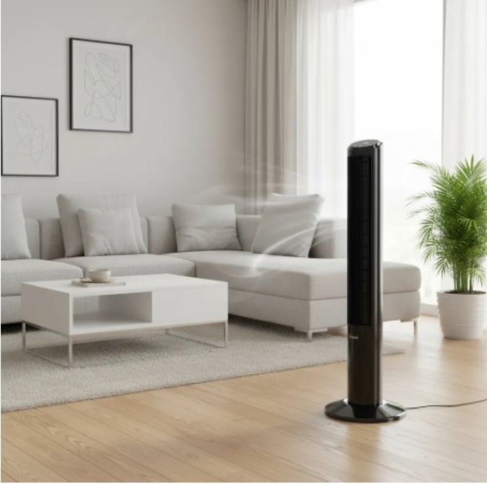 VENTILADOR DE TORRE CON WIFI 3 VELOCIDADES SILENCIOSO KVT-K4007KW - 4