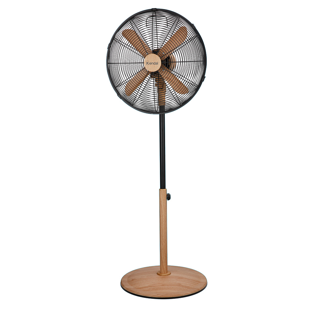 VENTILADOR PEDESTAL 16 PULGADAS KZF-1616F MADERA. - 1