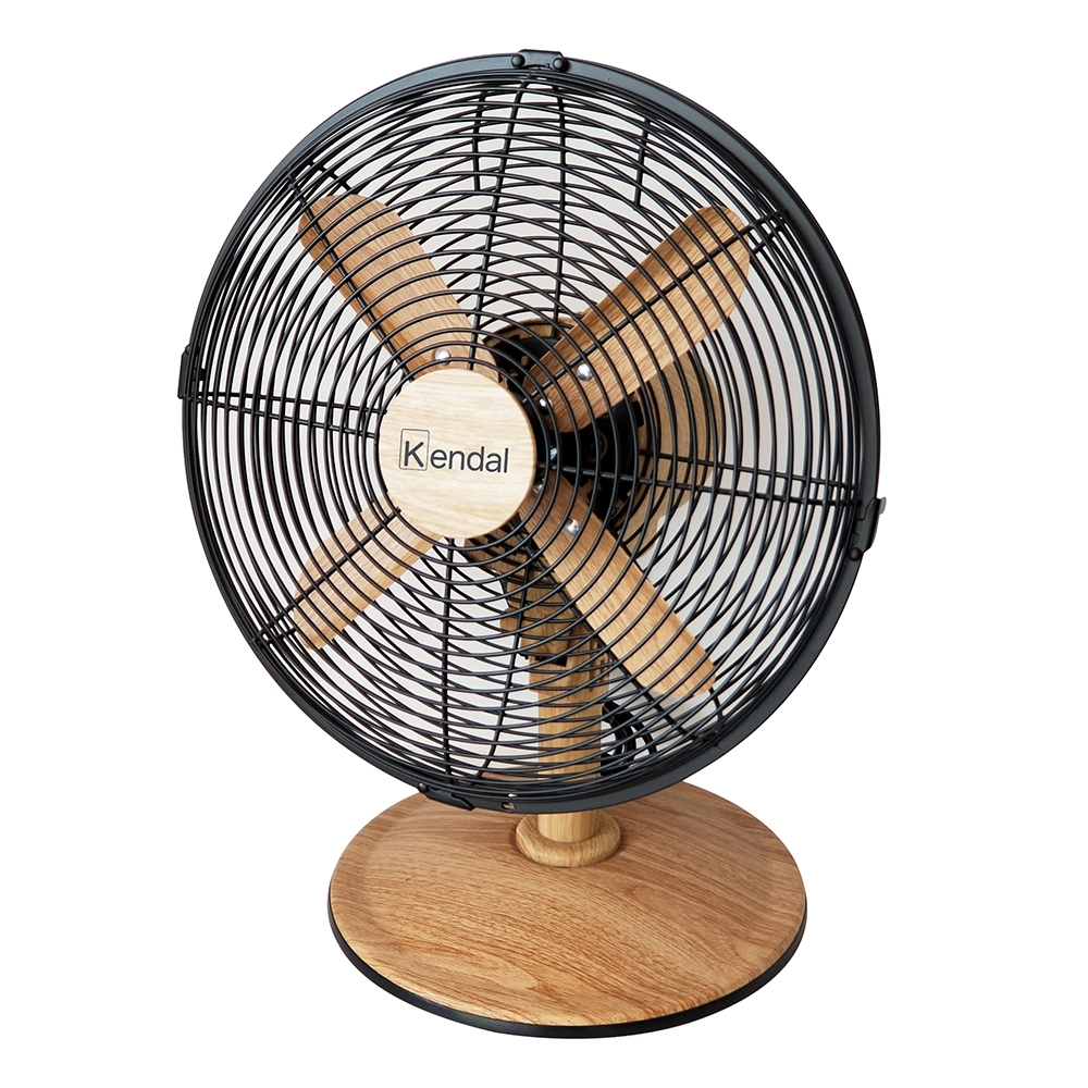 VENTILADOR SOBREMESA 12 PULGADAS KZF-1214DF MADERA. - 1