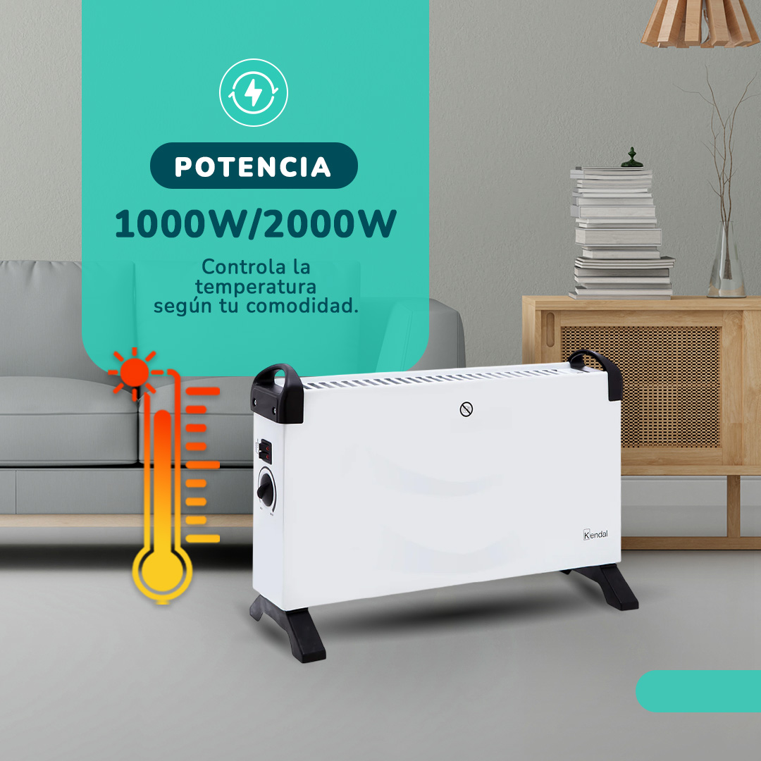 ESTUFA PANEL CONVECTOR KENDAL KCE-DL06 - 3