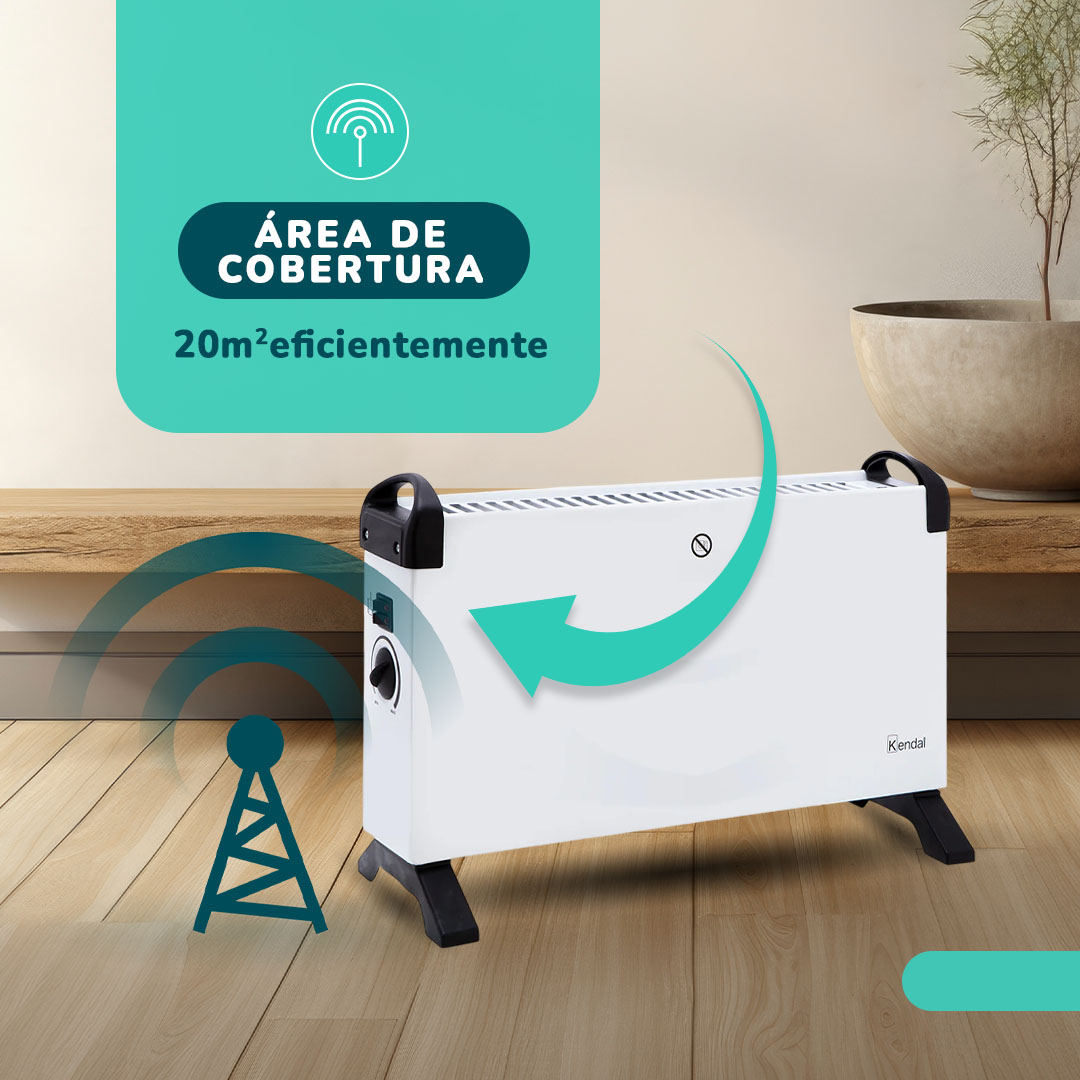 ESTUFA PANEL CONVECTOR KENDAL KCE-DL06 - 6