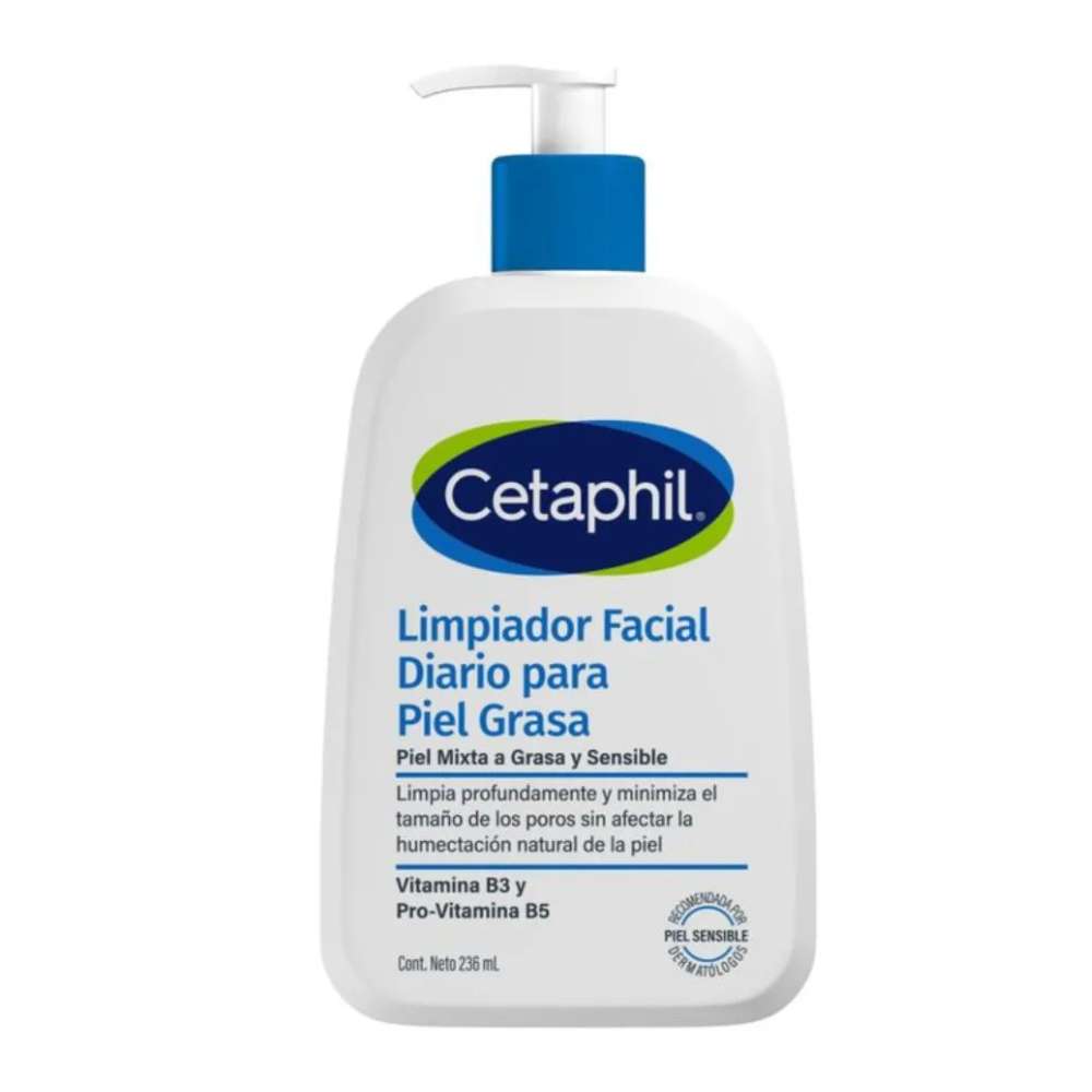 CETAPHIL LIMPIADOR FACIAL DIARIO PIEL GRASA 236ML - 1