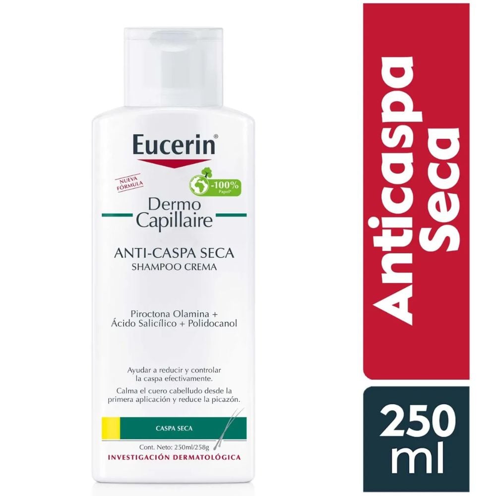 EUCERIN DERMOCAPILLAIRE ANTI-CASPA SECA SHAMPOO CREMA - 1