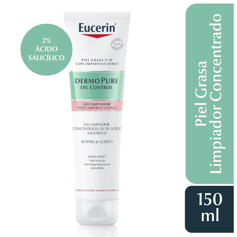 EUCERIN DERMOPURE GEL LIMPIADOR POST-IMPERFECCIONES 150ML - 1
