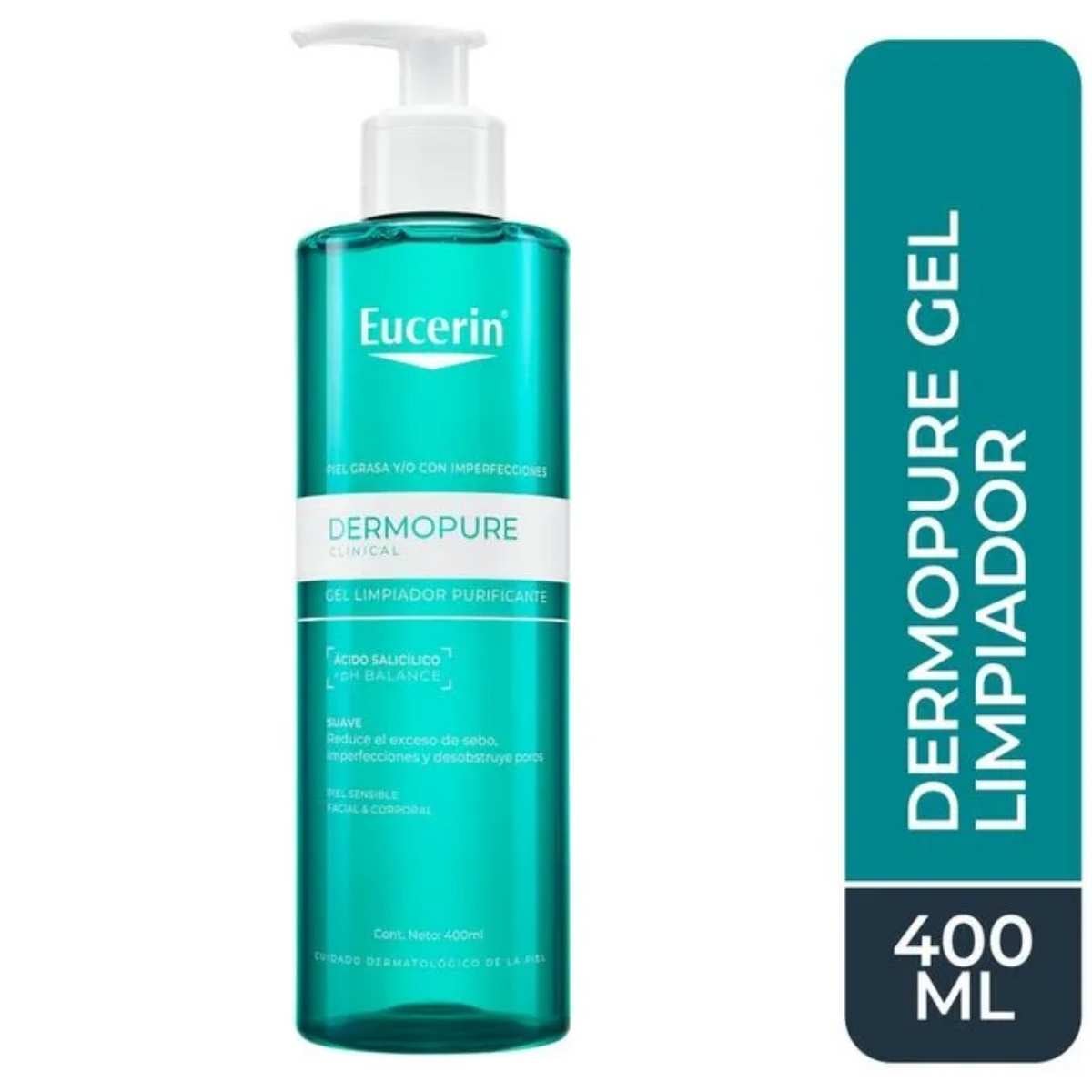 EUCERIN DERMOPURE CLINICAL GEL LIMPIADOR 400ML - 1