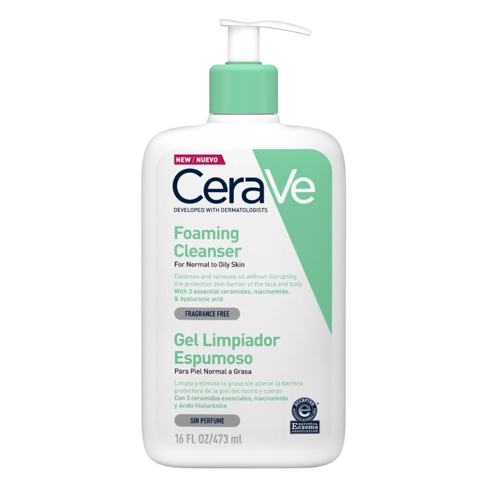 CERAVE GEL LIMPIADOR ESPUMOSO 473ML - 1