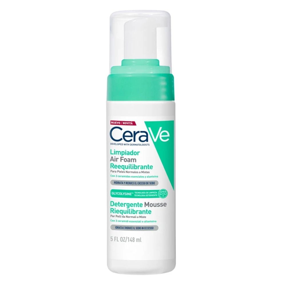 CERAVE LIMPIADOR FACIAL REEQUILIBRANTE AIR FOAM 148ML - 1