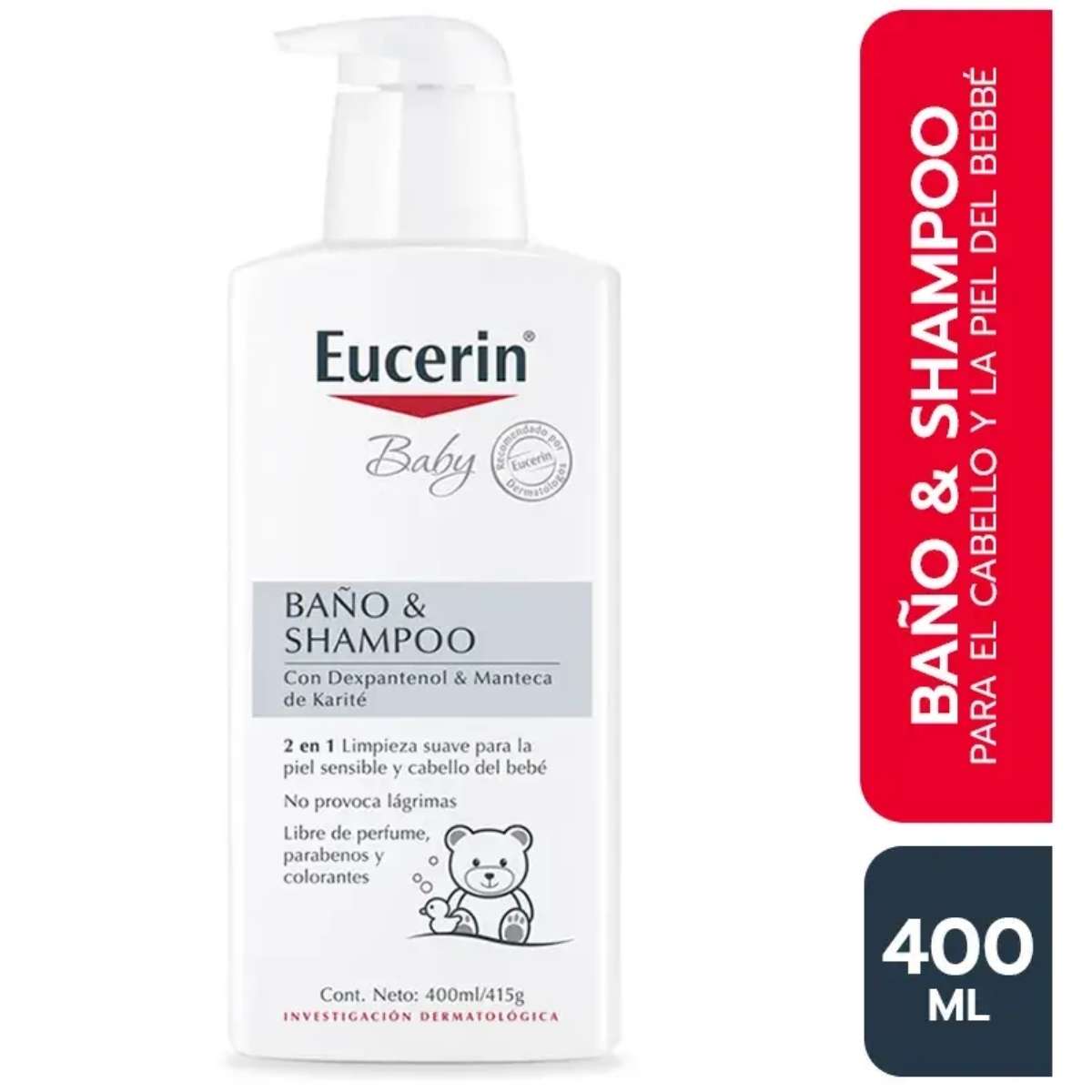 EUCERIN BABY BAÑO Y SHAMPOO 400ML - 1