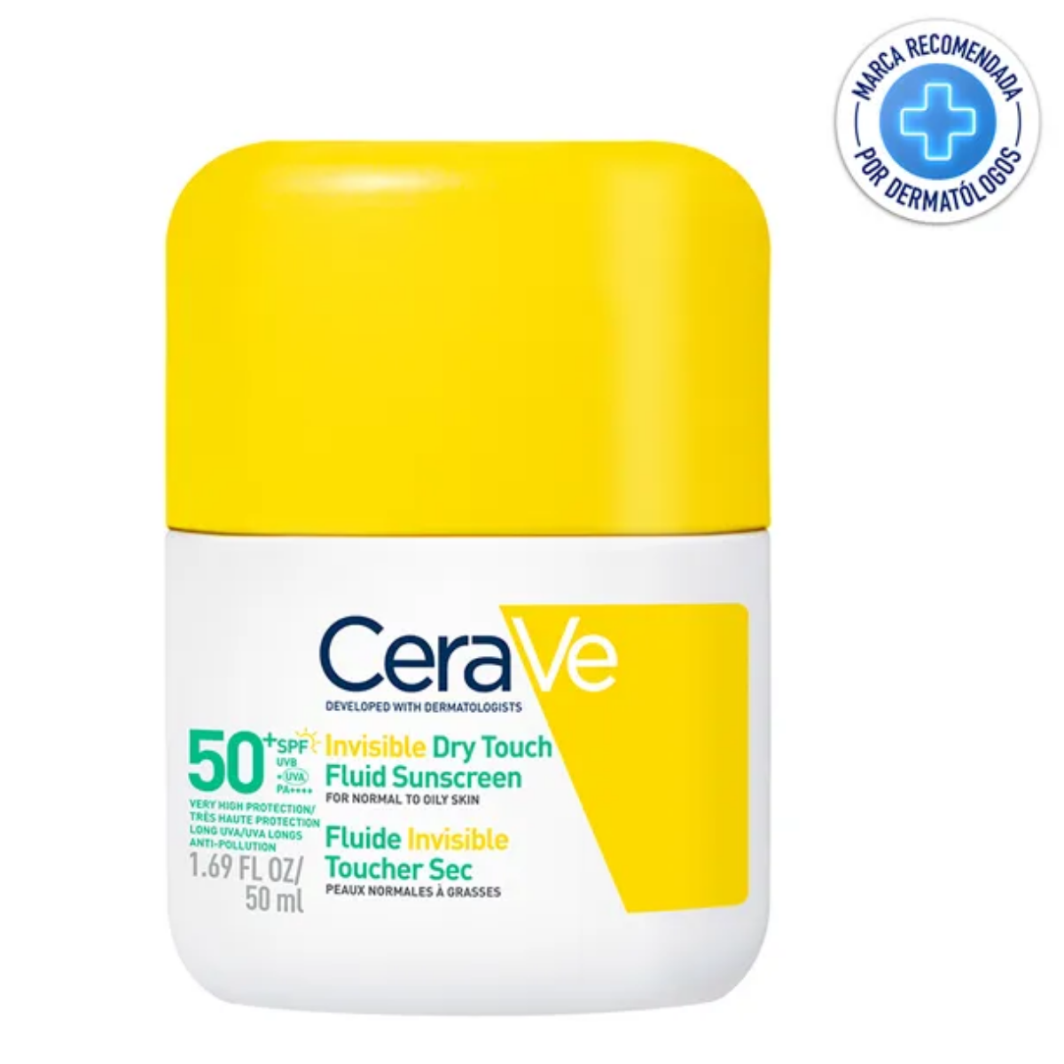 CERAVE PROTECTOR SOLAR FLUIDO INVISIBLE OIL CONTROL FPS50+ 50ML - 1