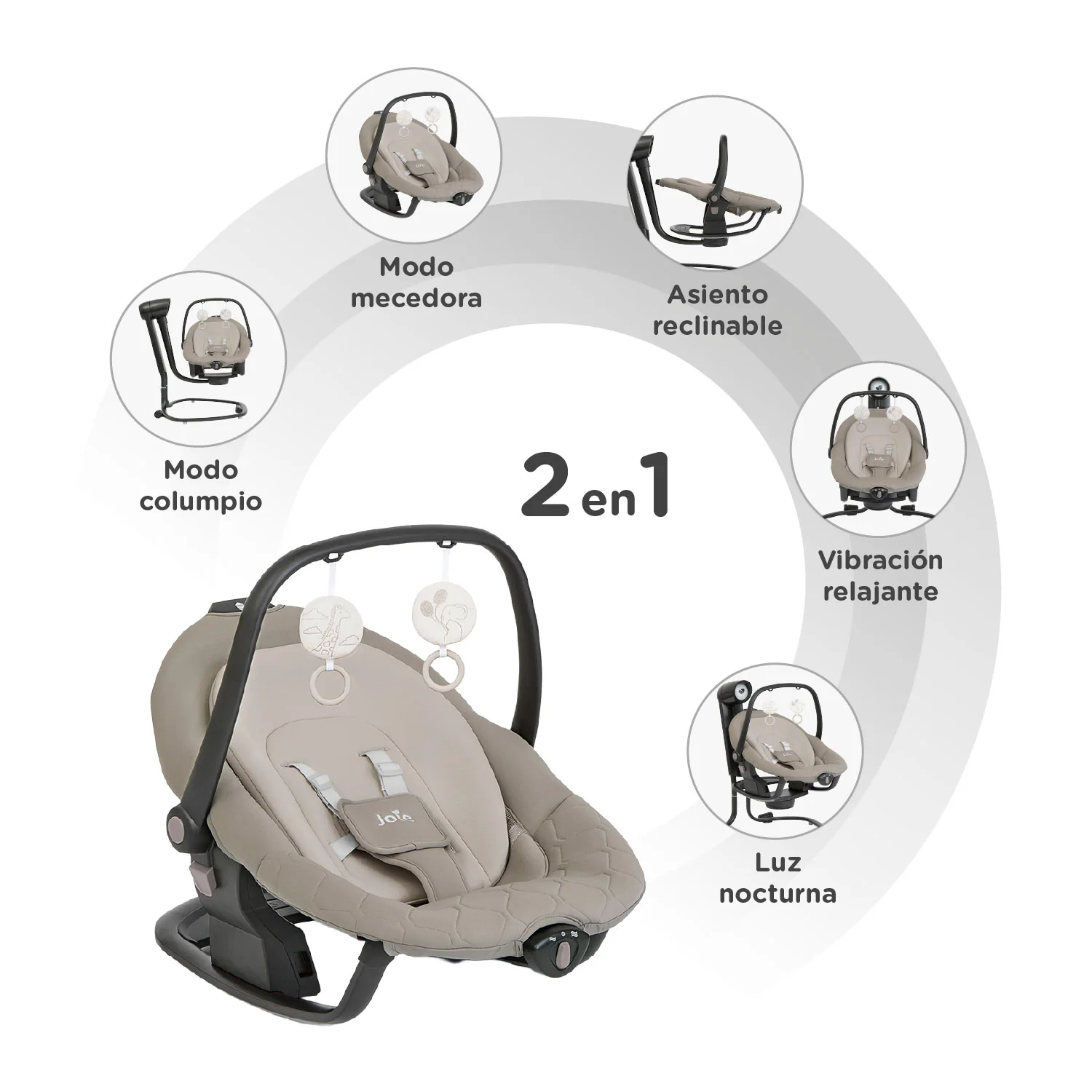 SILLA MECEDORA SERINA 2 EN 1 JOIE - 5