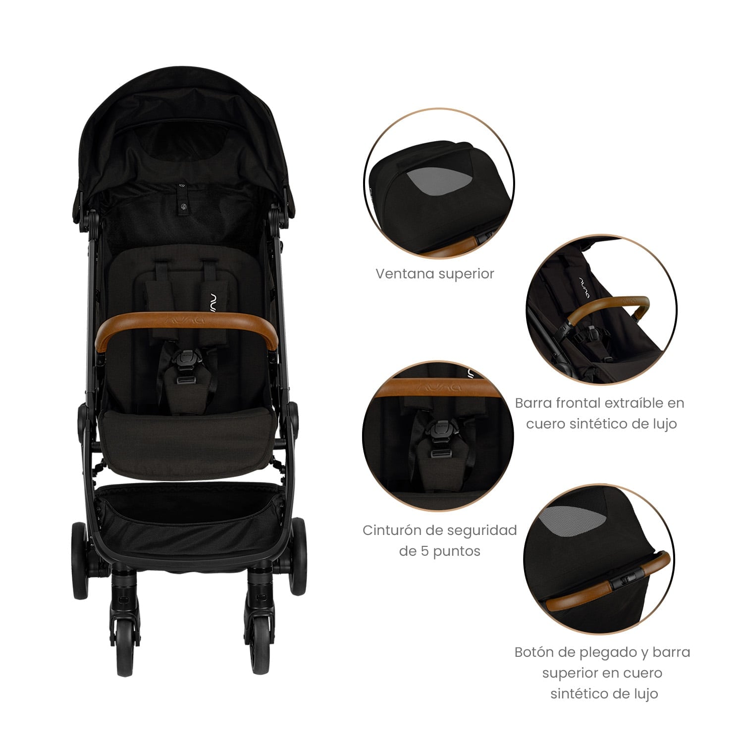COCHE COMPACTO TRVL NUNA CAVIAR - 5