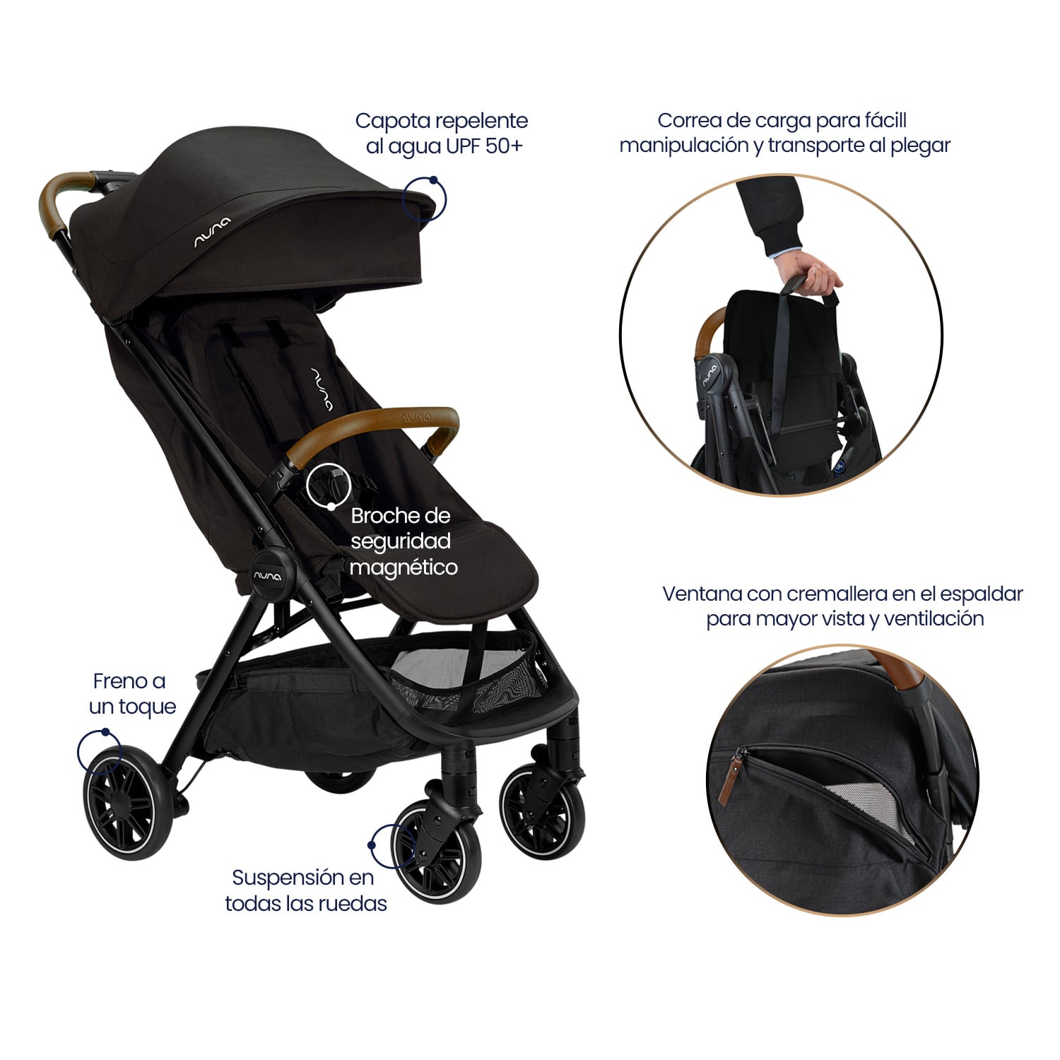COCHE COMPACTO TRVL NUNA CAVIAR - 8