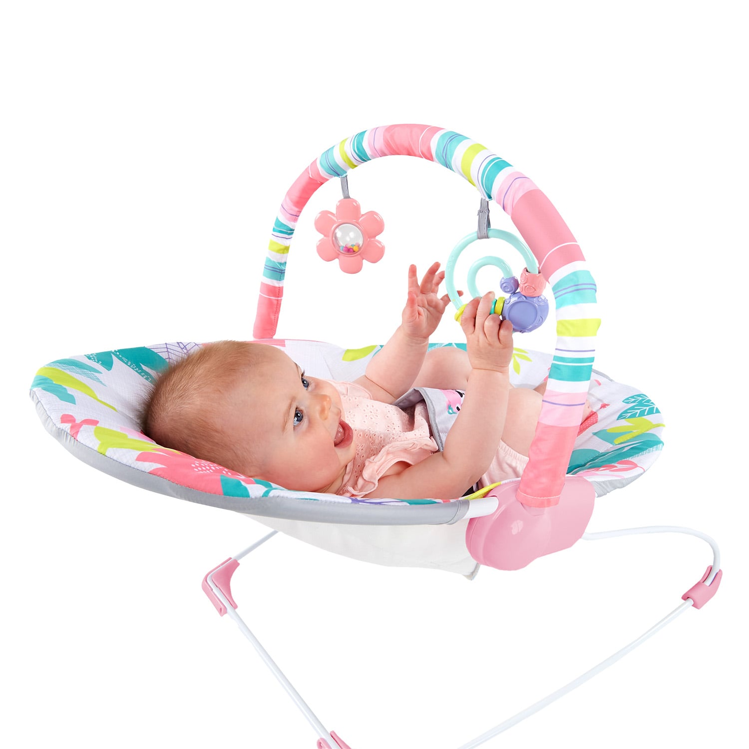 BOUNCER BEBE BRIGHT STARTS FLAMINGO VIBES 12228 - 5