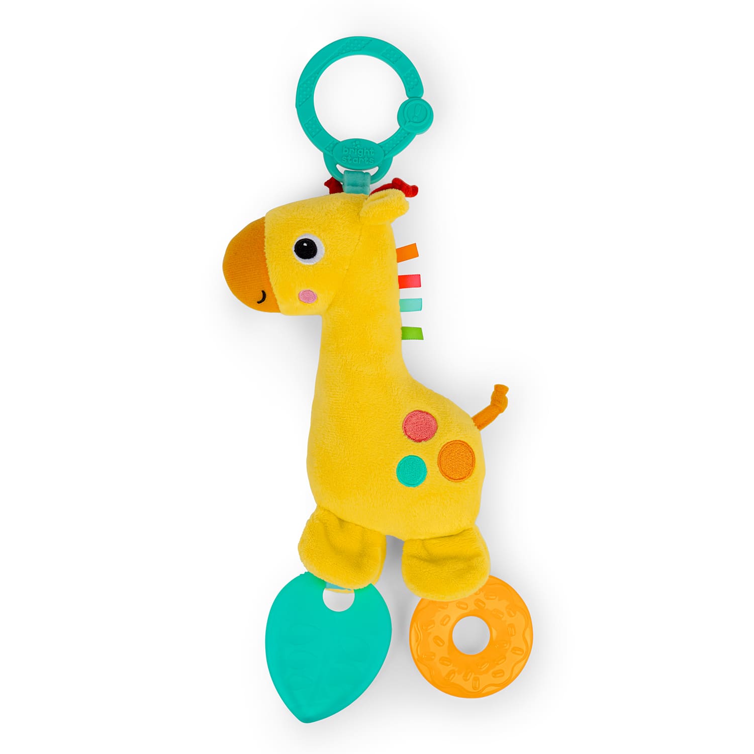 SONAJERO BEBE RATTLE N TEETER PLUSH 13084 BRIGHT STARTS - 2