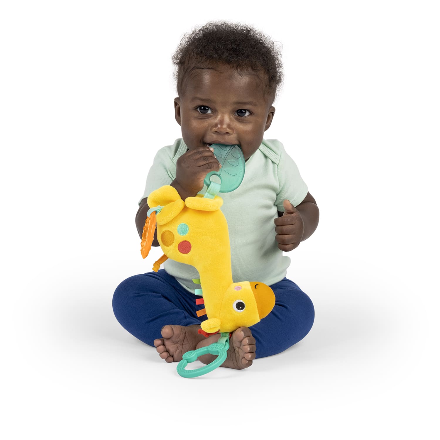 SONAJERO BEBE RATTLE N TEETER PLUSH 13084 BRIGHT STARTS - 5