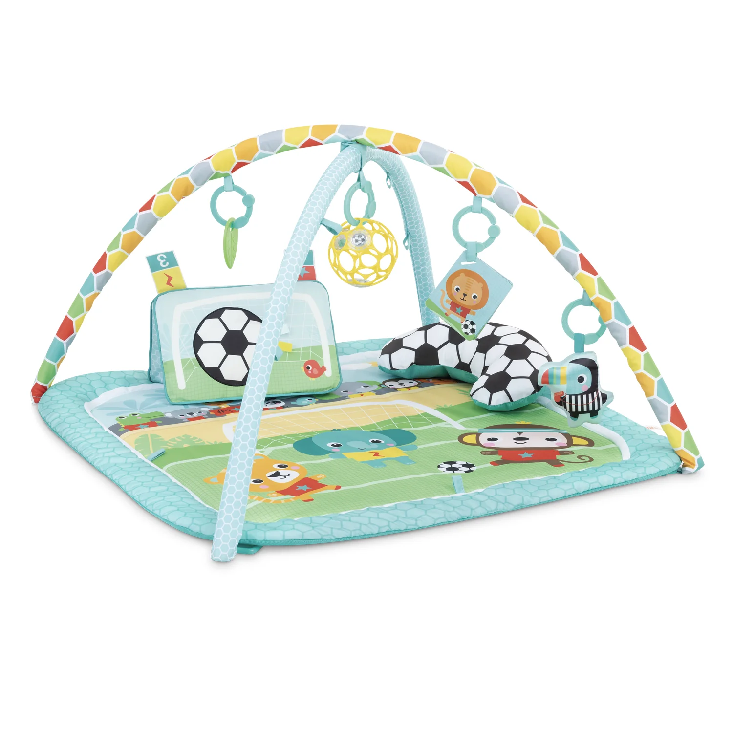 GIMNASIO DE ACTIVIDADES PARA BEBÉ BRIGHT STARTS GRIP Y KICK OBALL - 1