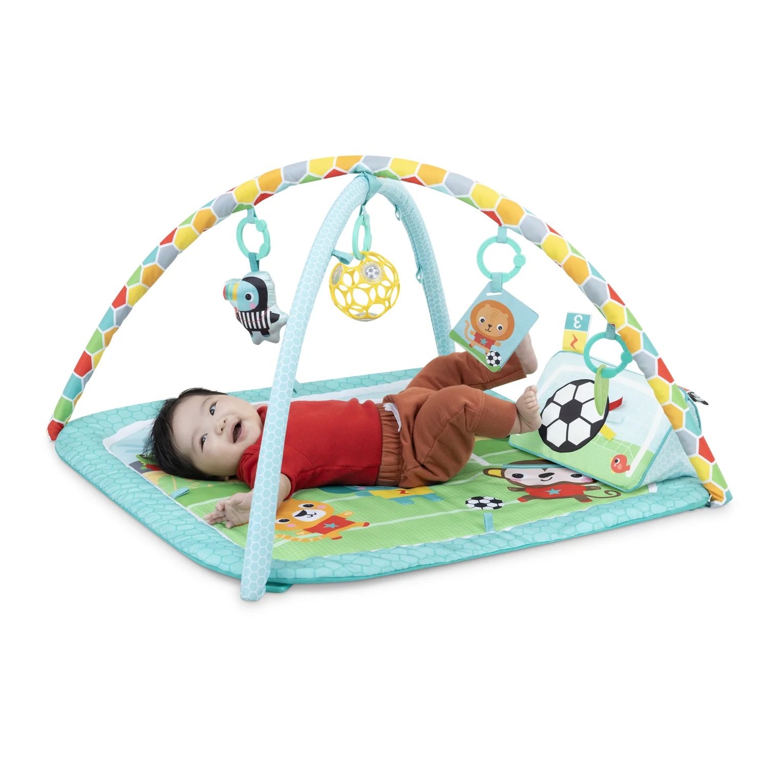 GIMNASIO DE ACTIVIDADES PARA BEBÉ BRIGHT STARTS GRIP Y KICK OBALL - 2
