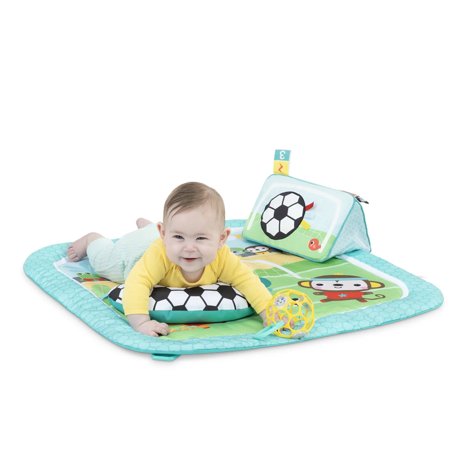 GIMNASIO DE ACTIVIDADES PARA BEBÉ BRIGHT STARTS GRIP Y KICK OBALL - 3