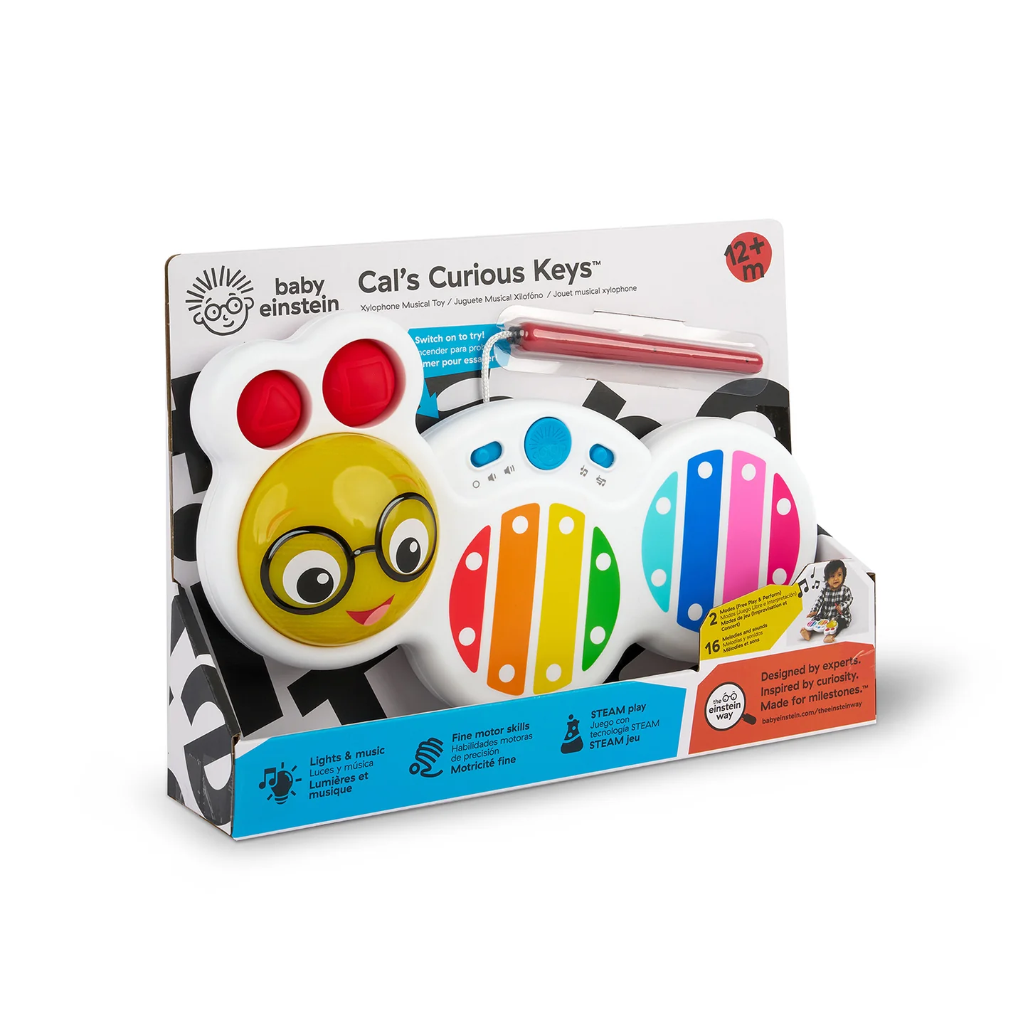 XILÓFONO MUSICAL PARA BEBÉ BABY EINSTEIN CALS CURIOUS KEYS - 4