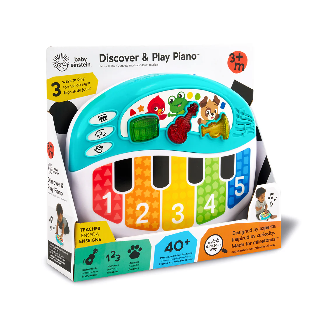 JUGUETE MUSICAL PARA BEBÉ BABY EINSTEIN DISCOVERY AND PLAY 90606 - 1