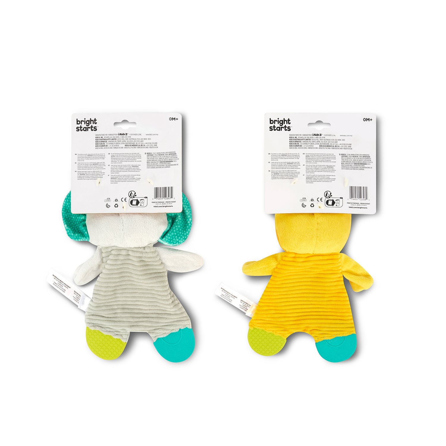 MORDEDOR PARA BEBÉ SET X2 BRIGHT STARTS SNUGGLE AND TEETHE - 3