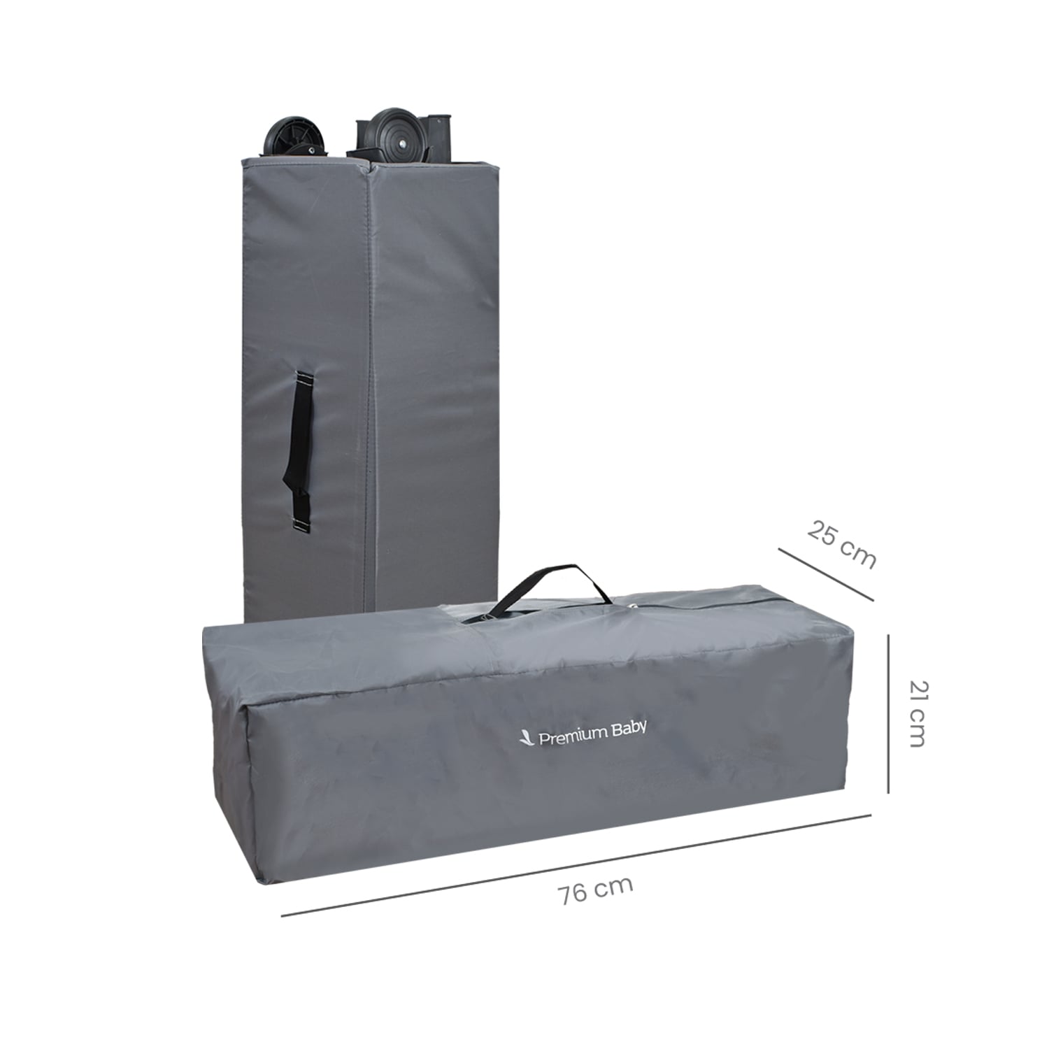 CUNA CORRAL MECEDORA PREMIUM BABY NAPOLES GRIS - 10