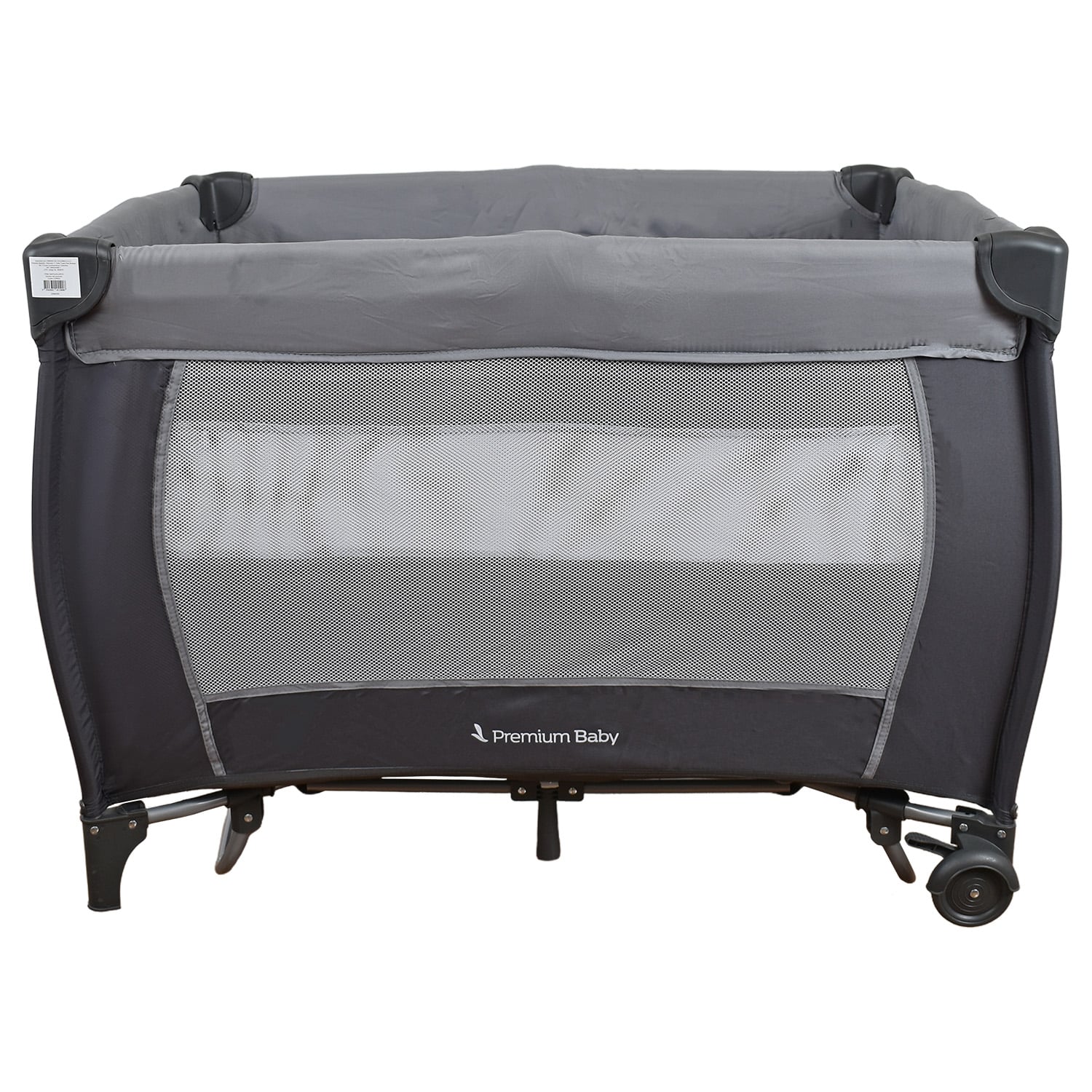 CUNA CORRAL MECEDORA PREMIUM BABY NAPOLES GRIS - 3