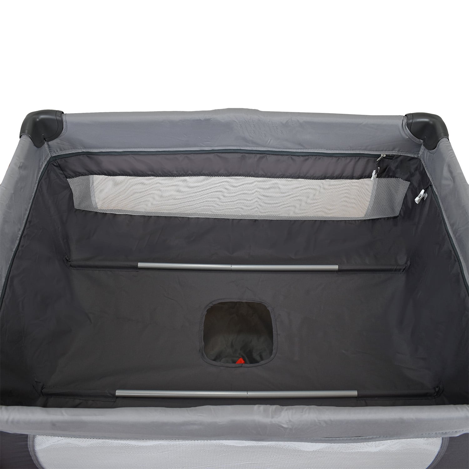 CUNA CORRAL MECEDORA PREMIUM BABY NAPOLES GRIS - 7