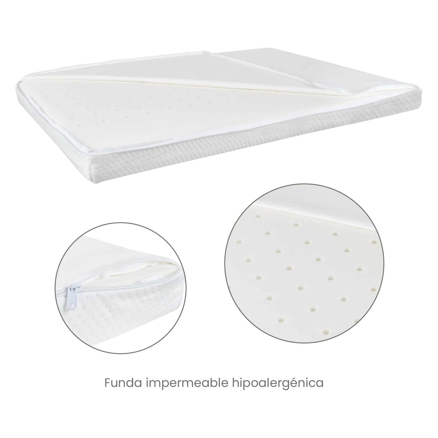 COLCHON DE CUNA BEBÉ ORTOPEDICO PREMIUM BABY PB2384 - 3