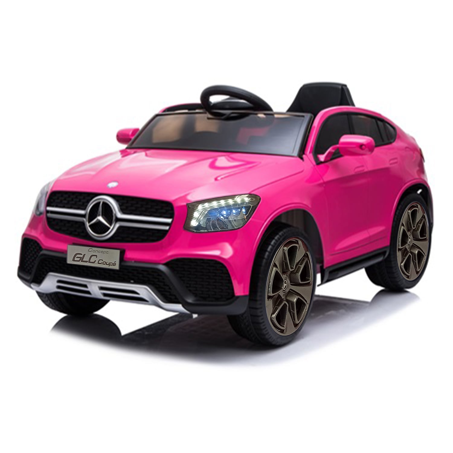 AUTO A BATERIA MERCEDES LQ013 ROSA - 1