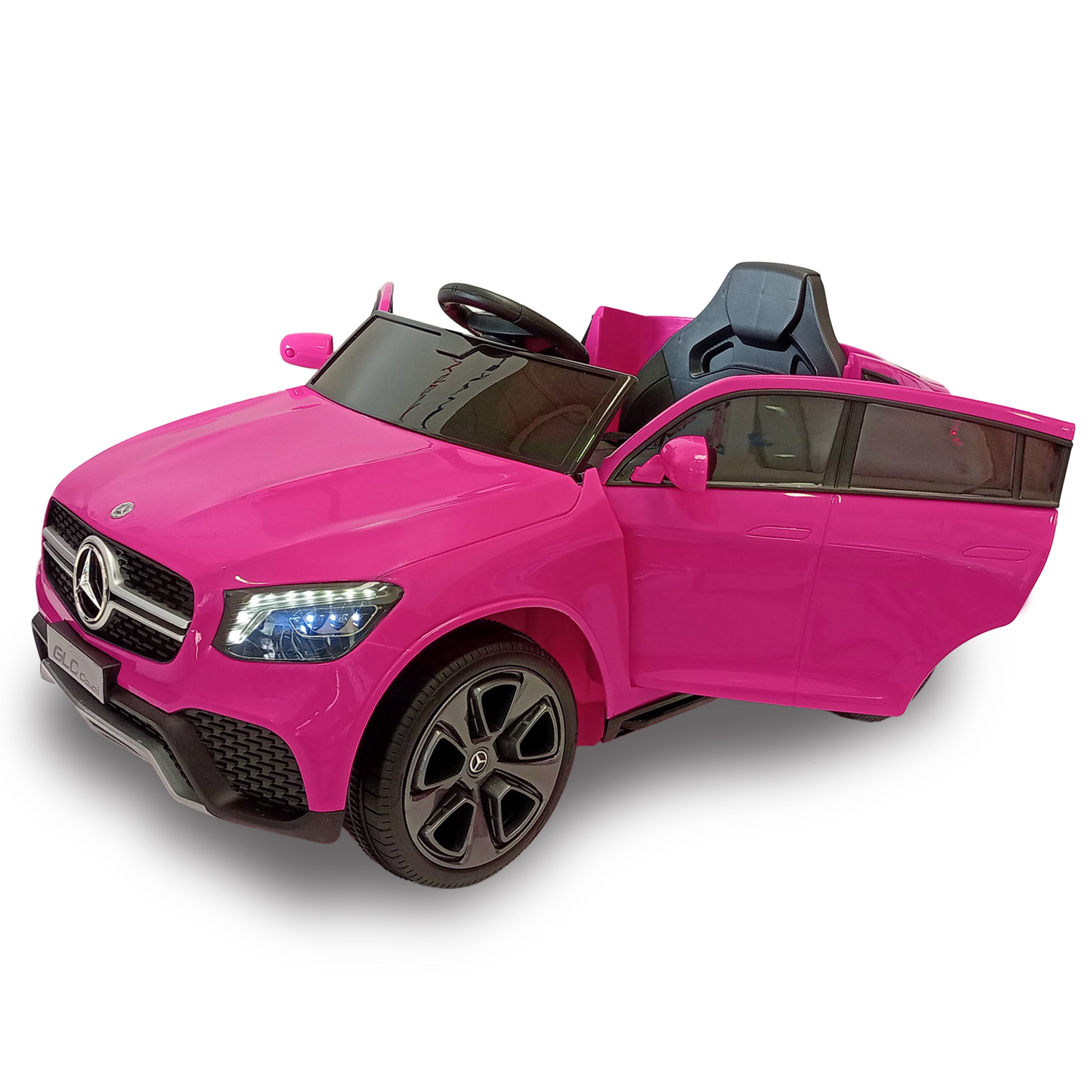 AUTO A BATERIA MERCEDES LQ013 ROSA - 2