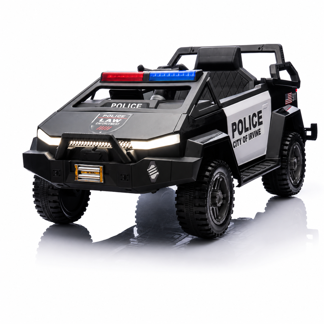 AUTO A BATERIA PARA NIÑOS BR2518 POLICE - 1