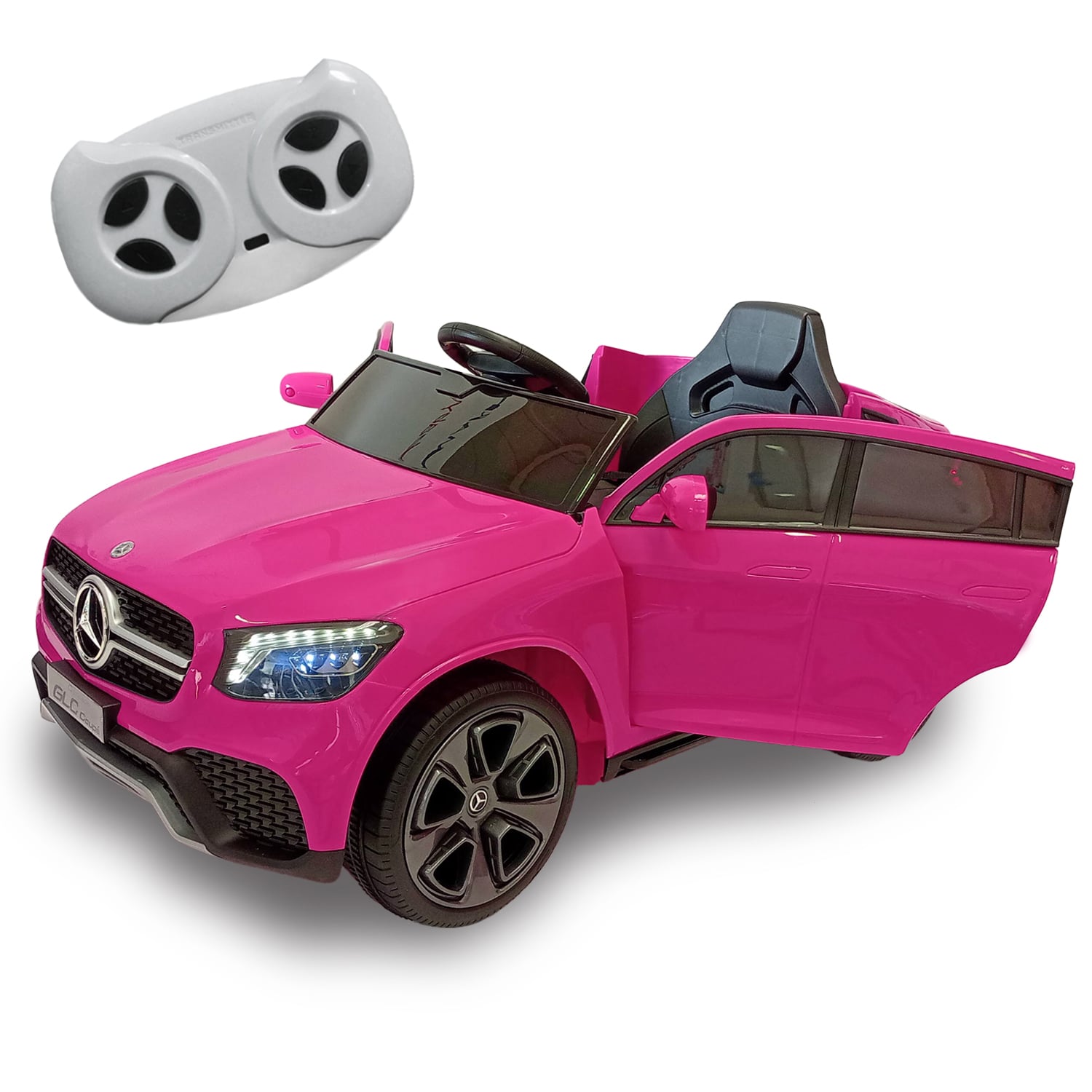 AUTO A BATERIA MERCEDES LQ013 ROSA - 4