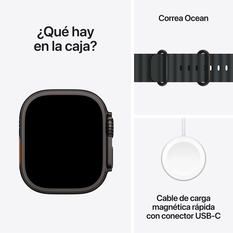 APPLE WATCH ULTRA 3 GPS + CELULAR 49MM - BLACK TITANIUM - 7