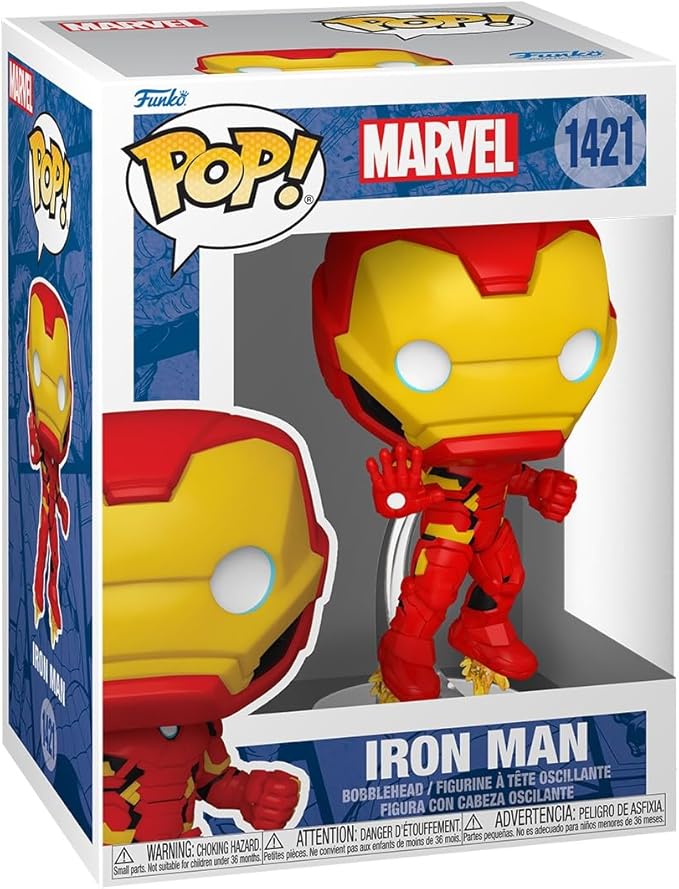 FUNKO POP IRON MAN 1421 MARVEL - 1