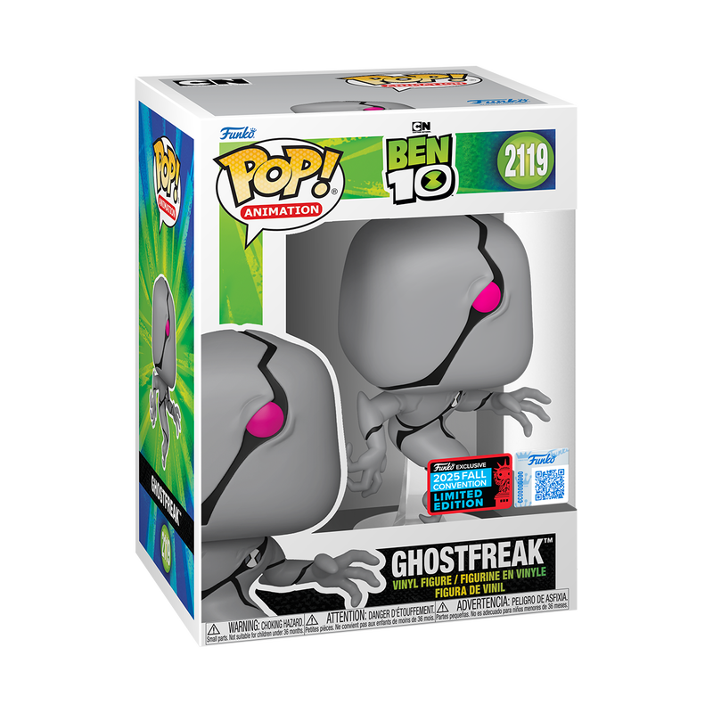 FUNKO POP GHOSTFREAK 2119 BEN 10 EXCLUSIVO CONVENTION 2025 - 1