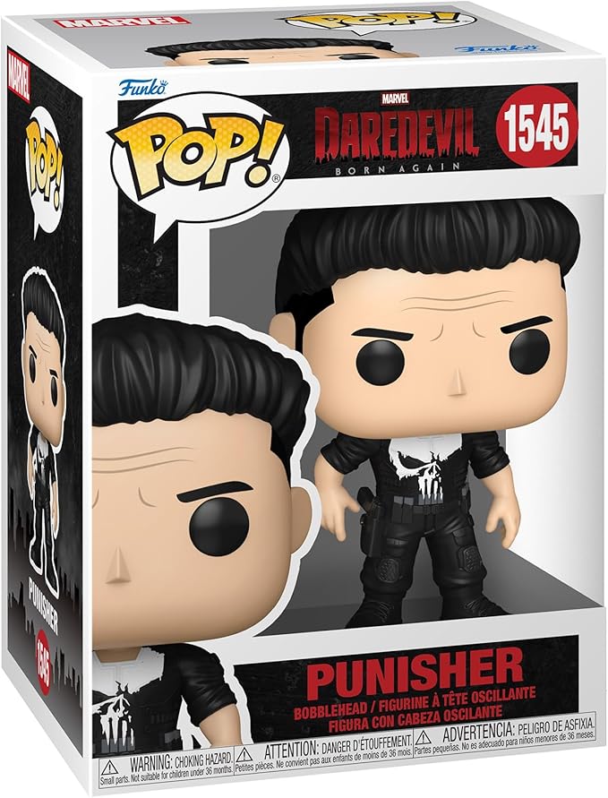 FUNKO POP PUNISHER 1545 DAREDEVIL BORN AGAIN - 1