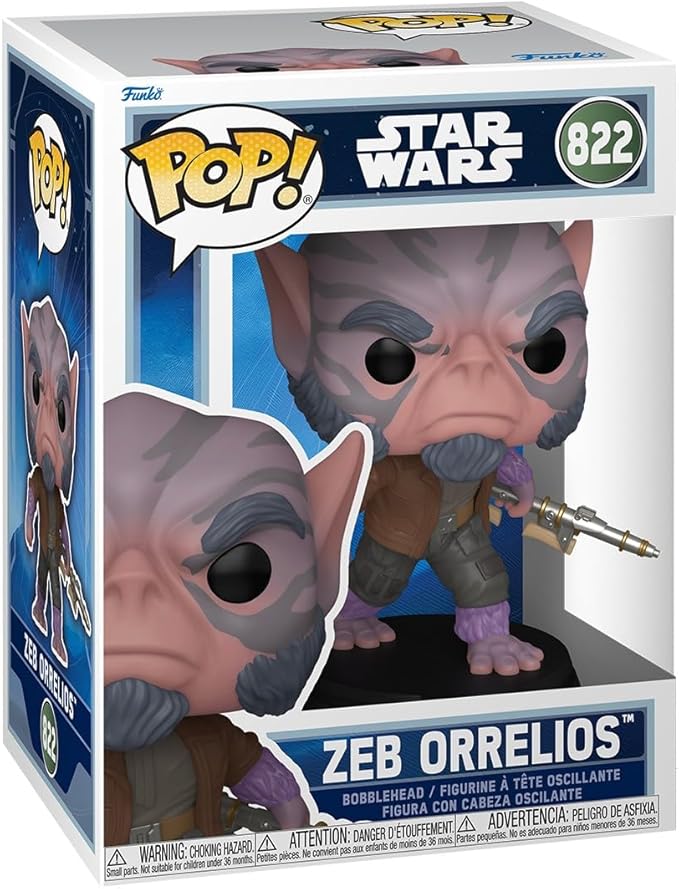 FUNKO POP ZEB ORRELIOS 822 STAR WARS - 1