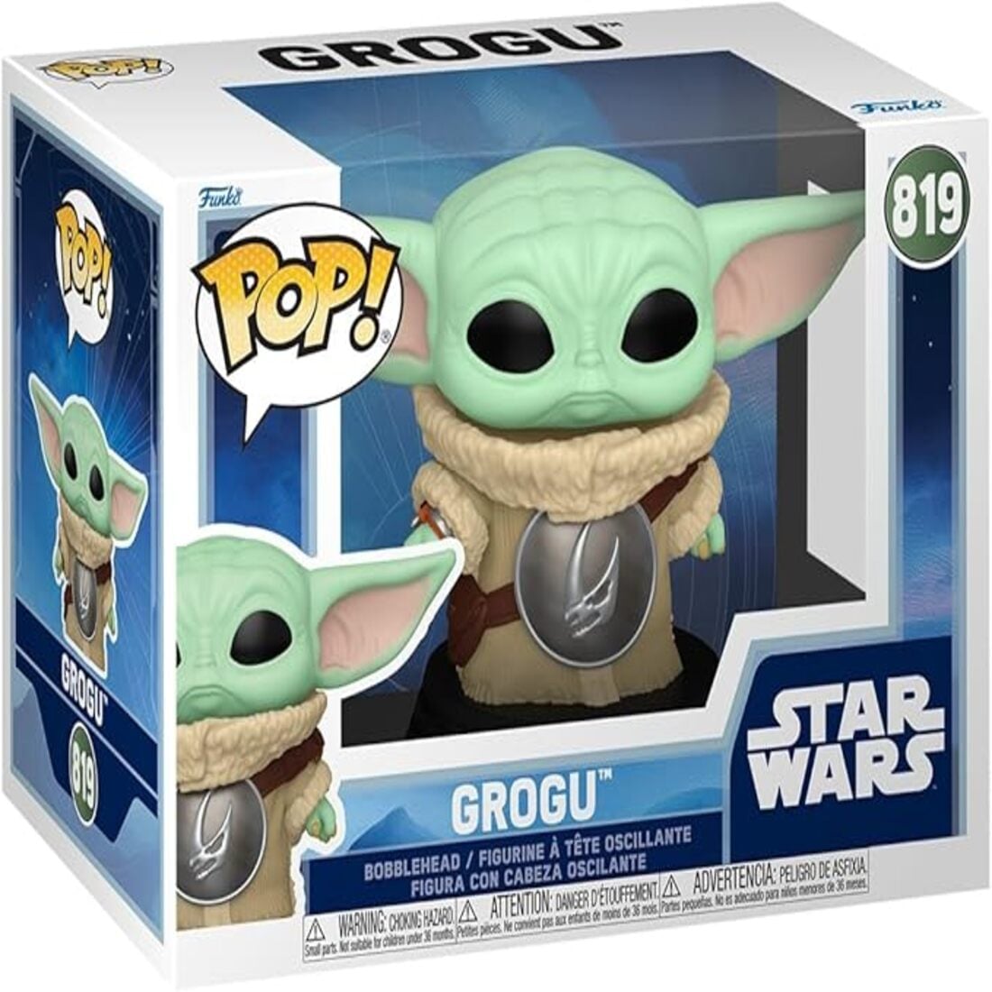 FUNKO POP GROGU 819 STAR WARS THE MANDALORIAN - 1