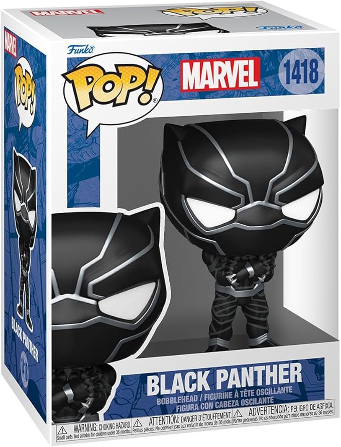 FUNKO POP BLACK PANTHER 1418 MARVEL - 1