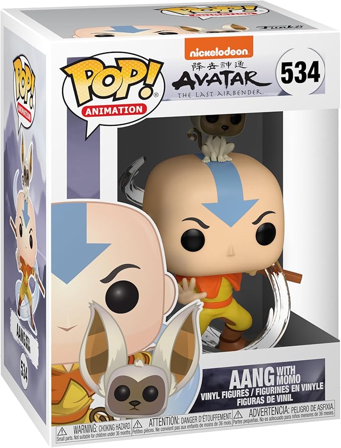 FUNKO POP AANG WITH MOMO 534 AVATAR - 1