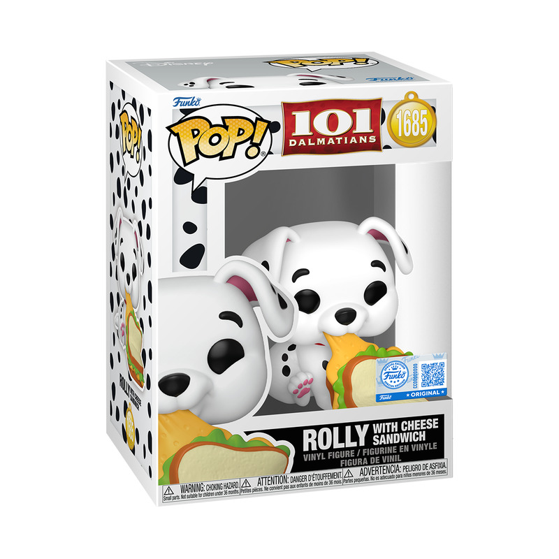 FUNKO POP ROLLY WITH CHEESE SANDWICH 1685 101 DALMATAS - 1