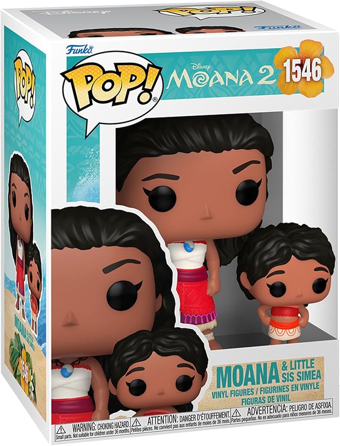 FUNKO POP MOANA Y LITTLE SIS SISTER 1546 DISNEY - 1